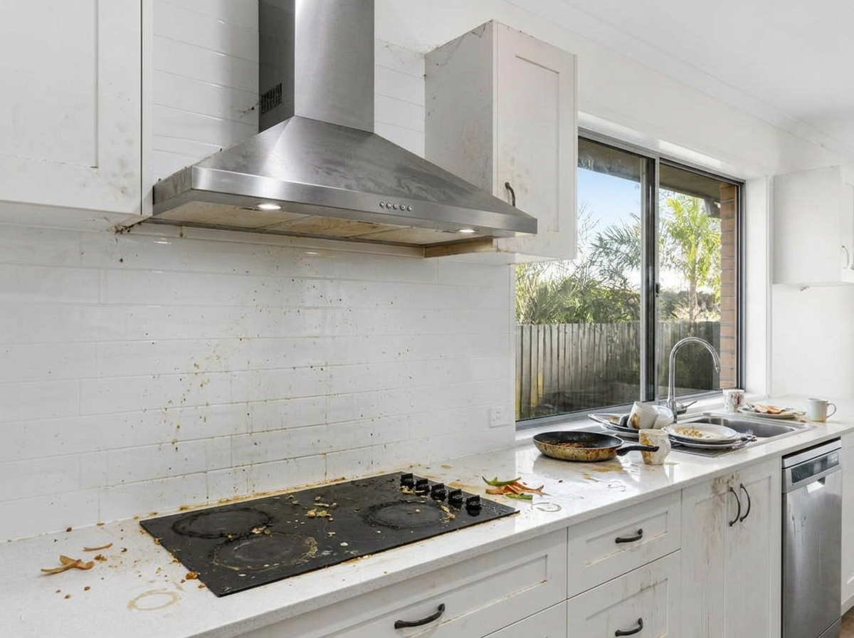 Kitchen Deep Clean before Brisbane Novashine Cleaning